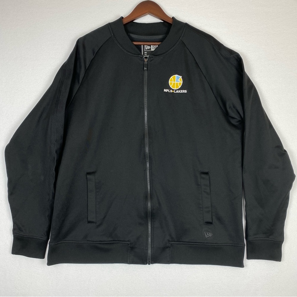 Minneapolis Lakers Track Jacket Men’s 2XL New Era Full Zip Embroidered MPLS